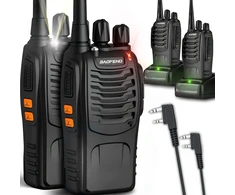 RTO Racija Baofeng BF-888S PMR (2 vnt.) 5W, iki 8 km, su ausinukais