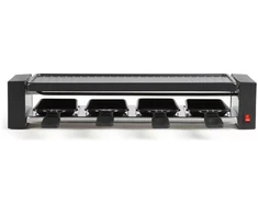 Raclette grilis ONLI ON1011N 4 asmenims 800 W su nuimama kaitplokšte 42 x 11 cm, juodas