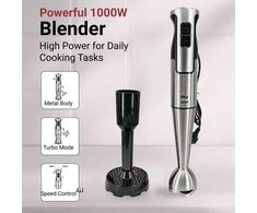 Rankinis trintuvas FIT2 Perfect Cook 1000W, 15000 aps./min, Turbo, su bulvių trintuvu
