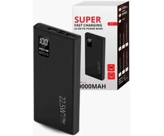 Remax Greitojo įkrovimo išorinė baterija FIT2 K7 10000mAh 22.5W PD su USB-C, juoda