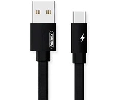 Duomenų kabelis REMAX RC-094a 2A USB-A į USB-C, 1m: Spalva - Mėlyna