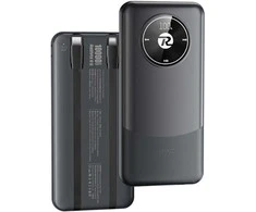 Išorinė baterija (Powerbank) REMAX RPP-37 10000mAh 2.1A 2×USB, juoda