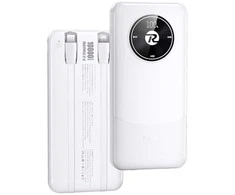 Išorinė baterija (Powerbank) REMAX RPP-37 10000mAh 2.1A 2×USB, balta