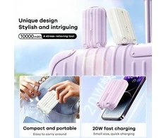 Greito įkrovimo išorinė baterija (Powerbank) REMAX RPP-595 10000mAh 20W PD + QC, pilka