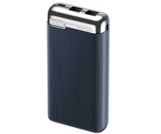 Išorinė baterija (Powerbank) REMAX RPP-626 20000mAh 2.1A su 2× USB, tamsiai mėlyna
