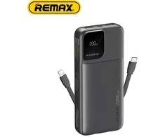 Išorinė baterija (Powerbank) REMAX RPP-658 20000mAh su dviguba įvestimi ir trigubu išėjimu, juoda