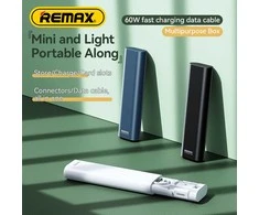 REMAX 60W greitojo įkrovimo kabelio rinkinys futliare RC-C011: Spalva - Mėlyna