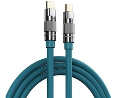 Greito įkrovimo kabelis REMAX RC-C055 100W cinko lydinio su apšvietimu USB-C į USB-C: Spalva - Violetinė