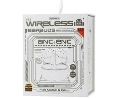 Belaidės TWS ausinės REMAX CozyPods W7N su ANC+ENC Bluetooth 5.3: Spalva - Juoda
