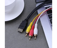 Kabelio adapteris, 3x RCA, HDMI, 2.0, garso ir vaizdo, 1,5 m, -e383