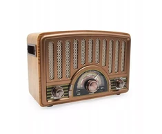 Retro radijas Retropolis Memphis AM/FM/SW, Bluetooth, Micro SD, USB