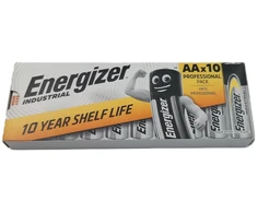 Šarminiai elementai Energizer Industrial AA LR6, 1,5 V, 10 vnt.