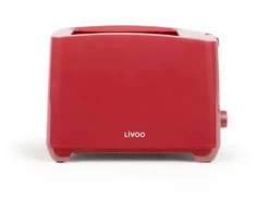 Skrudintuvas Livoo DOD162RC 2 angų 750W 7 skrudinimo lygiai su atitirpinimo ir pašildymo funkcijomis, raudonas