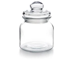 Stiklinis indelis IBILI 747210 Vintage 650 ml su stikliniu dangteliu