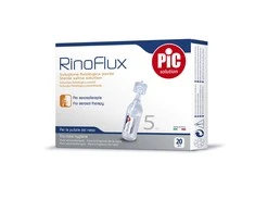 PIC Solution Fiziologinis tirpalas inhaliacijoms ir nosiai, sterilus RinoFlux 0,9% 5ml, N20