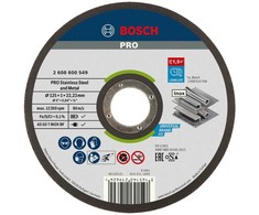 Bosch Pjov.diskas metalui 100x125x1x22.23mm