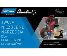 Abrazyvinis pjovimo diskas Norton STARLINE; 125x1,0 mm; 100 vnt. + šlifavimo diskas