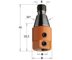 Adapteris CMT 303.080.01; M10/30°