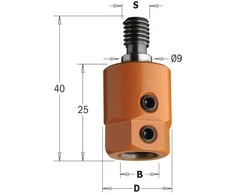 Adapteris CMT 358.080.02; M8/9