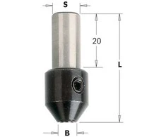 Adapteris CMT 364.030.00; D=3 mm; S=10X20 mm; L=38 mm