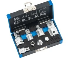 Adapterių rinkinys Condor Werkzeug C38206; 1/2''; 1/4''; 3/4''; 3/8''; 8 vnt.