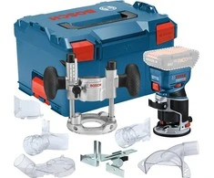 Bosch GKF 18V-8 komplektas (8 mm įvorė, įleidžiamas pagrindas, pagrindas), LB