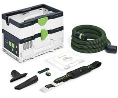 Akumuliatorinis dulkių siurblys Festool CLEANTEC CTMC SYS I-Basic; 18 V (be akumuliatoriaus ir pakrovėjo)