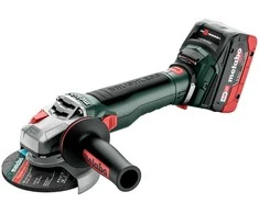 Akumuliatorinis kampinis šlifuoklis Metabo WB 18 LT BL 11-125 Quick; 18 V; 125 mm; 2x5,5 Ah akum.