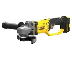 Akumuliatorinis kampinis šlifuoklis Stanley SFMCG300B-XJ; 18 V; 115 mm (be akumuliatoriaus ir pakrovėjo)