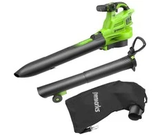 Akumuliatorinis lapų siurblys-pūstuvas Greenworks BL48L01-01; 2x24 V (be akumuliatoriaus ir pakrovėjo)