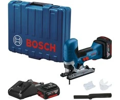 Akumuliatorinis siaurapjūklis Bosch GST 185-LI; 18 V; 2x4,0 Ah akum.