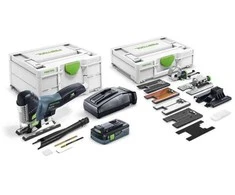 Akumuliatorinis siaurapjūklis Festool PSC 420 HPC 4,0 EBI-Set CARVEX; 18 V; 1x4,0 Ah akum.