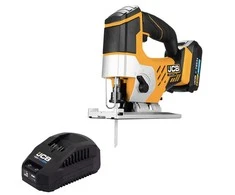 Akumuliatorinis siaurapjūklis JCB 18JS-2XB-E; 18 V; 1x2,0 Ah akum.