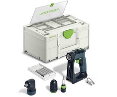 Akumuliatorinis smūginis suktuvas Festool CXS 18-Basic-Set; 18 V; (be akumuliatoriaus ir pakrovėjo)