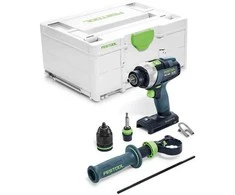 Akumuliatorinis suktuvas-gręžtuvas Festool TDC 18/4 I-Basic QUADRIVE; 18V (be akumuliatoriaus ir pakrovėjo)