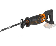 Akumuliatorinis tiesinis pjūklas Worx WX500.9; 20 V (be akumuliatoriaus ir pakrovėjo)