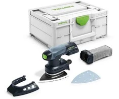 Akumuliatorinis trikampis šlifuoklis Festool DTSC 400 3,0 I-Plus; 18 V; 2x3,0 Ah akum.