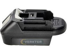 Akumuliatorių adapteris Ahlio; Dewalt/Milwaukee į Makita; skirtas tik 18 V