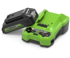 Akumuliatorius Greenworks GSK24B2; 24 V; 2,0 Ah; Li-ion + pakrovėjas