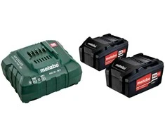 18V akumuliatorių rinkinys 2 x 4,0 Ah kroviklis, ASC 55, Metabo