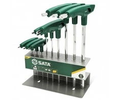 Atsuktuvų komplektas Sata ST09118; HEX; 9 vnt.
