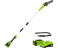 Grandininis pjūklas Aukštapjovė Greenworks G40PSFK2; 40 V; 1x2,0 Ah akum.