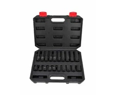 AW-Tools Smūginių galvučių rinkinys AWTools AW38695BL; 1/2''; 10-19 mm; 20 vnt.