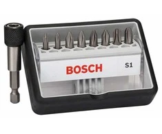 Grąžtas Bosch Sukimo antgalių kompl. Extra Hard; PH; 8 vnt. + laikiklis