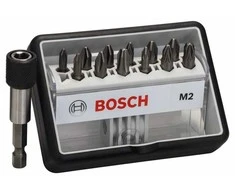 Bosch Sukimo antgalių kompl. Extra Hard; PH; PZ; 12 vnt. + laikiklis