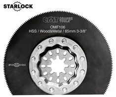 Pusapvalis pjūklelis CMT OMF106 Wood&amp;Metal; HSS; 85 mm