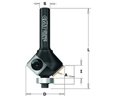 Nuožulnų freza CMT 659.022.11; 25/11 mm su guoliu