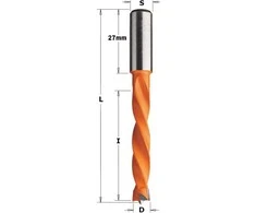 Grąžtas medienai CMT; S=10x27 mm; D=8x50x8 mm