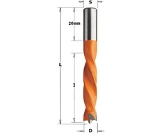 Grąžtas medienai CMT; S=8x20 mm; D=9,52x40 mm