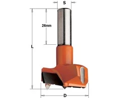 Furnitūros skylių grąžtas CMT; S=10 mm; D=40 mm